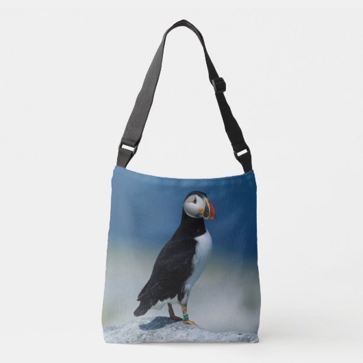 Sac Ajustable Portrait d'un Macareux Atlantique (Devant)