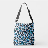 Sac Ajustable Poster de animal bleu turquoise (Devant)