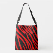 Sac Ajustable Poster de animal rouge et noir (Dos)