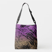 Sac Ajustable Poster de animal sur Parties scintillant Purple & (Dos)