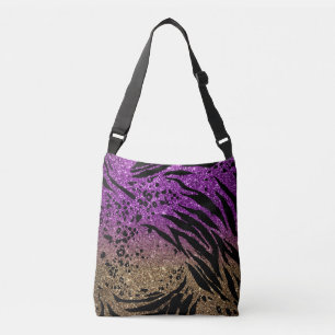 Sac Ajustable Poster de animal sur Parties scintillant Purple &