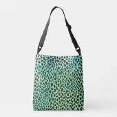 Sac Ajustable Poster de animal Turquoise bleu vert Empreinte de (Dos)