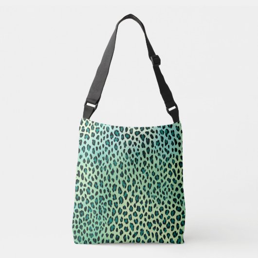 Sac Ajustable Poster de animal Turquoise bleu vert Empreinte de (Devant)