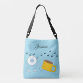 Sac Ajustable Poudre à pâte Danse Donut & Tasse à café : (Dos)