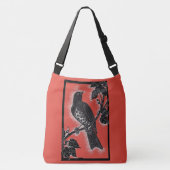 Sac Ajustable poule noire avec rouge (Devant)
