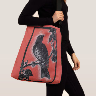 Sac Ajustable poule noire avec rouge