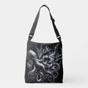 Sac Ajustable Poulpe Kraken Fluide Encre Abstraite