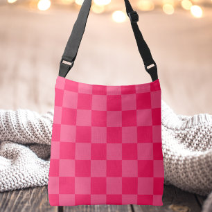 Sac Ajustable Pour son simple rose à carreaux unique et chic