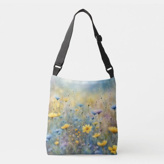 Sac Ajustable Prairie de fleurs sauvages d'été (Devant)