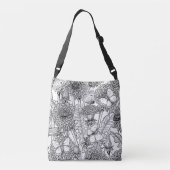 Sac Ajustable Pré Dandelion en noir et blanc (Dos)