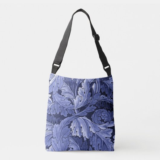 Sac Ajustable Pré-Raphaelite Acanthus Motif en bleu (Devant)