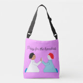 Sac Ajustable Priez pour les sans-abri : Lavande (Devant)