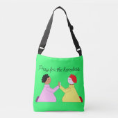 Sac Ajustable Priez pour les sans-abri : vert (Devant)