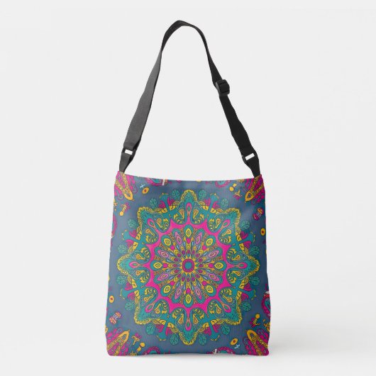 Sac Ajustable Psychédélique Peacock Mandala (Dos)