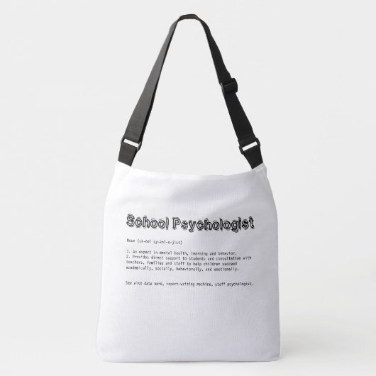 Sac Ajustable Psychologue scolaire Fourre-tout (Devant)