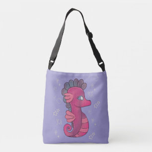 Sac Ajustable Punky Seahorse Hippocampe Rose Mignon