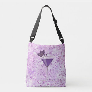 Sac Ajustable Purple Cocktail Lavender Bokeh Bling