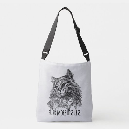 Sac Ajustable Purr More Hiss Less Pretty Kitty (Devant)
