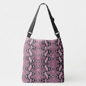 Sac Ajustable Python rose exotique Snakeskin (Devant)