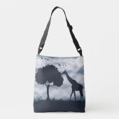 Sac Ajustable Quand la Lune murmure à la Giraffe (Dos)
