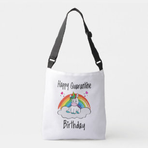 Sac Ajustable Quarantine Anniversaire Unicorn arc-en-ciel