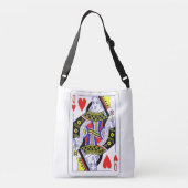 Sac Ajustable Queen of Hearts Surdimensionné Graphisme, Jouer de (Dos)