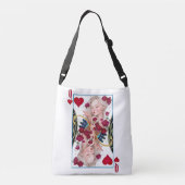 Sac Ajustable Queen of Hearts Surdimensionné Graphisme, Jouer de (Dos)