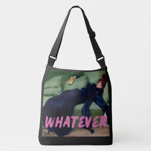 Sac Ajustable Quel que soit le Graffiti rose Altered Art, Fun Wo (Devant)