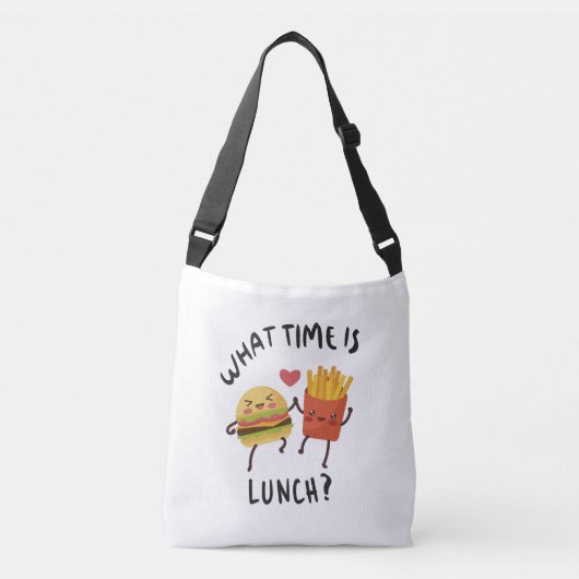 Sac Ajustable Quelle heure est le déjeuner (Devant)