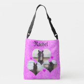 Sac Ajustable Rachel Nom Avec Chevaux Arabes, (Dos)