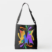 Sac Ajustable Rainbow Letter M Monogram Abstract (Dos)