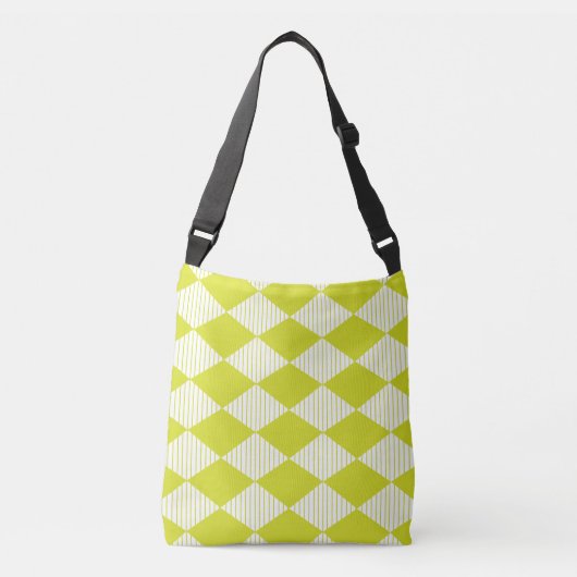 Sac Ajustable Rayures de diamant vert (Devant)
