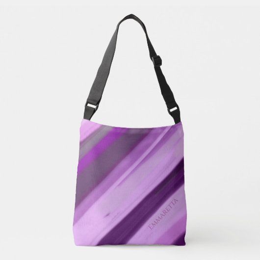 Sac Ajustable Rayures de lavande violette (Devant)