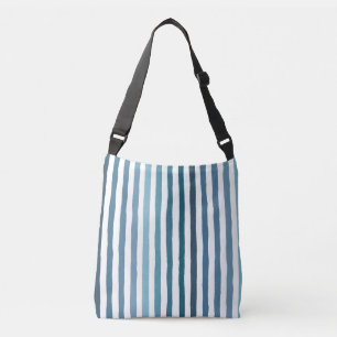 Sac Ajustable Rayures dessinées à la main dans des nuances de bl