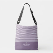 Sac Ajustable Rayures modernes avec Monogramme cardiaque haut de (Devant)