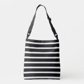 Sac Ajustable Rayures noires et blanches (Dos)