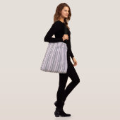 Sac Ajustable rayures rose et gris (Sur le modèle)