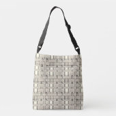 Sac Ajustable Rectangle Motif beige neutre (Dos)