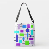 Sac Ajustable Rectangles atomiques cool (Dos)