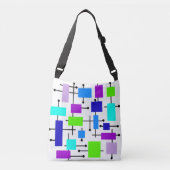 Sac Ajustable Rectangles atomiques cool (Devant)