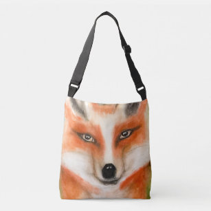 Sac Ajustable Red Fox mignonne Artistique Whimsical Animal Foxy 