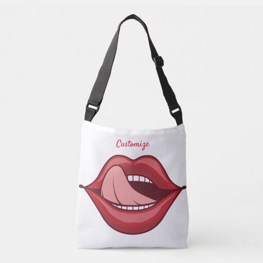 Sac Ajustable Red Lips Open Mouth Thunder_Cove (Devant)
