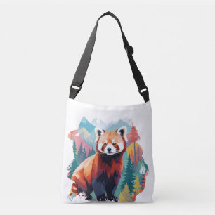 Sac Ajustable Red Panda Vector Art Animal Dans La Nature Majestu