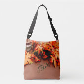 Sac Ajustable Remerciez-nous avec les feuilles de automne Thanks (Devant)