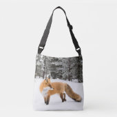 Sac Ajustable Renard rouge de la neige blanche (Devant)