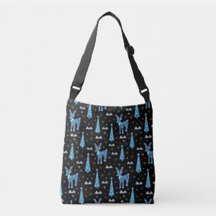 Sac Ajustable Rennes, flocons de neige, motif de Noël