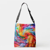 Sac Ajustable Résumé Abstrait Vibrant Moderne Tourbillon (Dos)