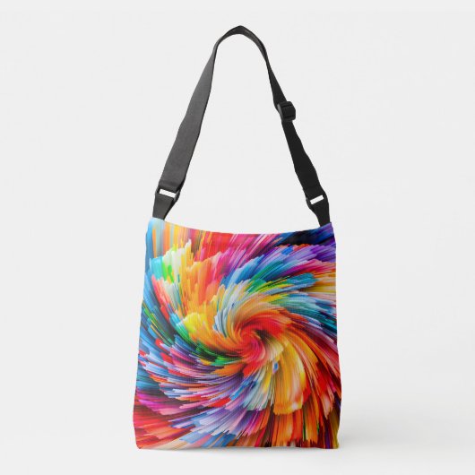 Sac Ajustable Résumé Abstrait Vibrant Moderne Tourbillon (Devant)