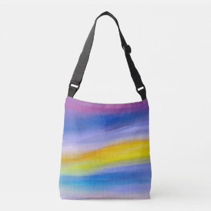 Sac Ajustable Résumé abstrait violet et rayon doré