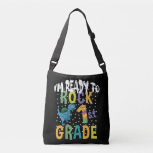 Sac Ajustable Retour à l'école Je suis prêt à rocker 1ère année